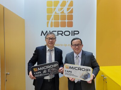 Tại triển lãm EW2025, MICROIP đã thành công mở rộng hợp tác quốc tế, cùng thúc đẩy ứng dụng công nghệ AI vào thực tiễn. Đại sứ Tạ Chí Vỹ, đại diện Đài Loan tại Đức, đã đích thân đến tham quan và thể hiện sự quan tâm ủng hộ. (PRNewsfoto/MICROIP)