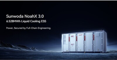 Sunwoda NoahX 3.0 6.528MWh Liquid-Cooling ESS Launched (PRNewsfoto/Sunwoda Energy) Sunwoda NoahX 3.0 6.528MWh Liquid-Cooling ESS Launched (PRNewsfoto/Sunwoda Energy)