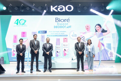 Product Launch Biore Breeze Deodorant by Kao Corporation and PT Kao Indonesia (PRNewsfoto/Kao Indonesia)