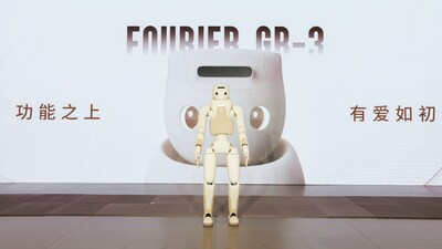 Fourier unveiled GR-3, its first full-size “Care-bot” and the latest entry in its GRx humanoid series. (PRNewsfoto/Fourier Co. Ltd.) Fourier unveiled GR-3, its first full-size “Care-bot” and the latest entry in its GRx humanoid series. (PRNewsfoto/Fourier Co. Ltd.)