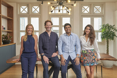 (Left to Right Lauren Burns (Partner & Chief Operating Officer), Nicholas Cator (Founder & Managing Partner), Sarvesh Nevatia (Managing Director) and Rishika Chandan (Managing Partner) (PRNewsfoto/Venturi Partners)