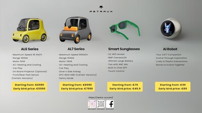 ASTRAUX AL6/AL7 (PRNewsfoto/ASTRAUX)