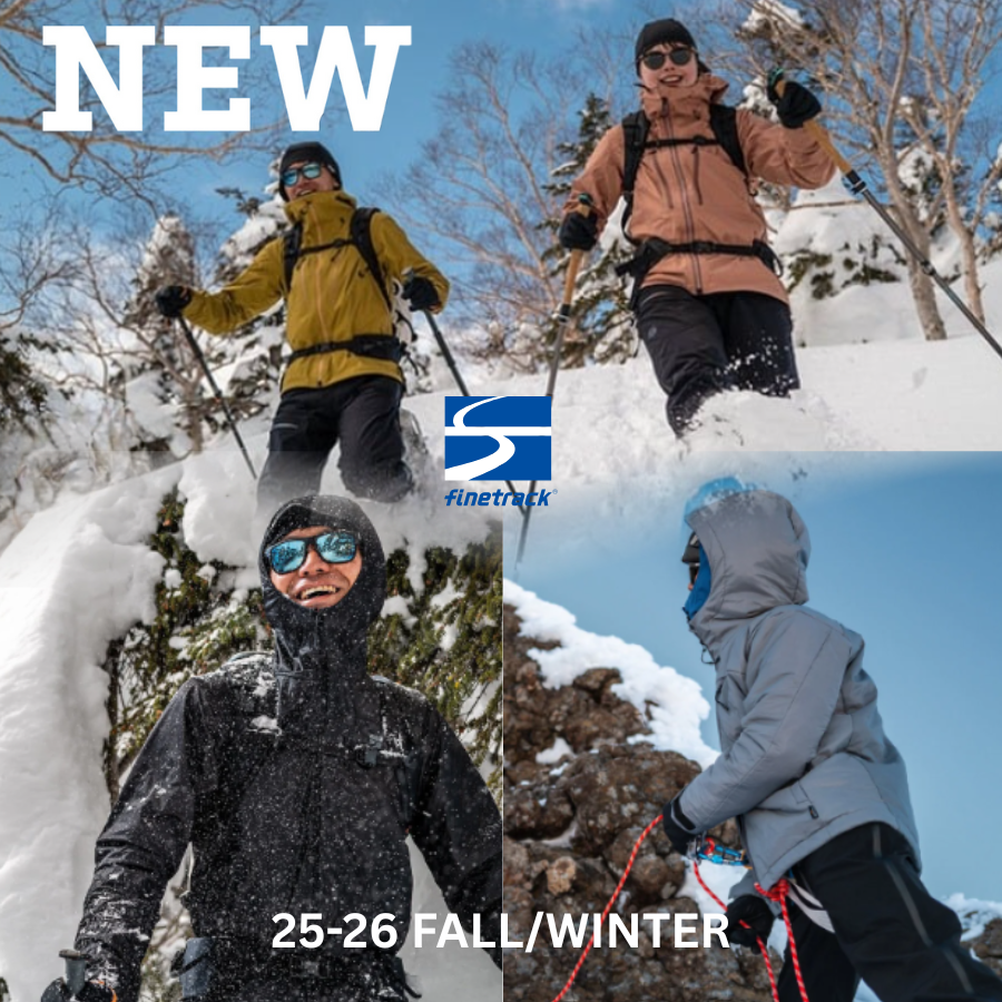 Finetrack Introduces the Thinnest UL Mid Shell and finetrack 25 26 fall winter line