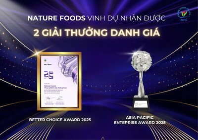 Nature Foods (NFC) khẳng định vị thế trong ngành công nghệ thực phẩm với 2 giải thưởng tầm cỡ