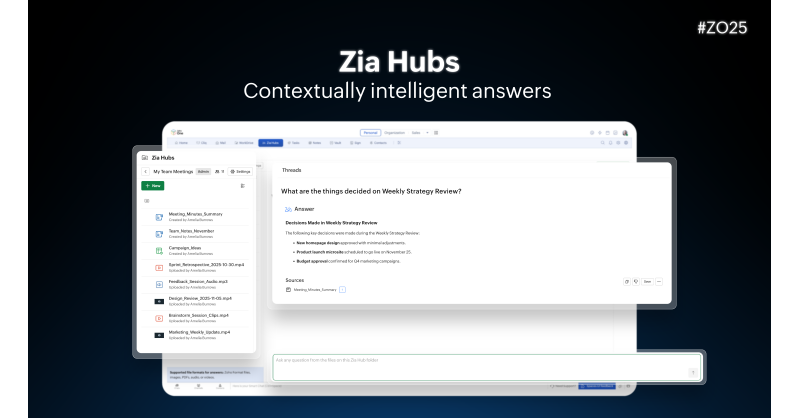 Zoho One Nâng Tầm Công Việc Với Trải Nghiệm Thống Nhất, Tích Hợp Sâu Và Trí Tuệ Nhân Tạo