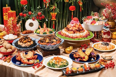The Grand Buffet will host festive food stations and the traditional “Lo Hei” prosperity toss. (PRNewsfoto/SJM Resorts, S.A.)