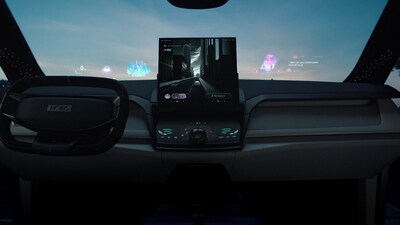 Windshields become transparent, interactive information interfaces. 