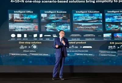 Leonard Liu, President of Commercial & Distribution Solution, Huawei (PRNewsfoto/Huawei)