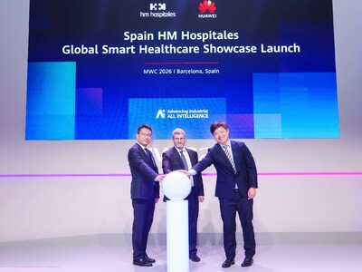 HM Hospitals, Spain and Huawei jointly launched the Global Smart Healthcare Showcase (PRNewsfoto/HUAWEI TECHNOLOGIES CO., LTD)