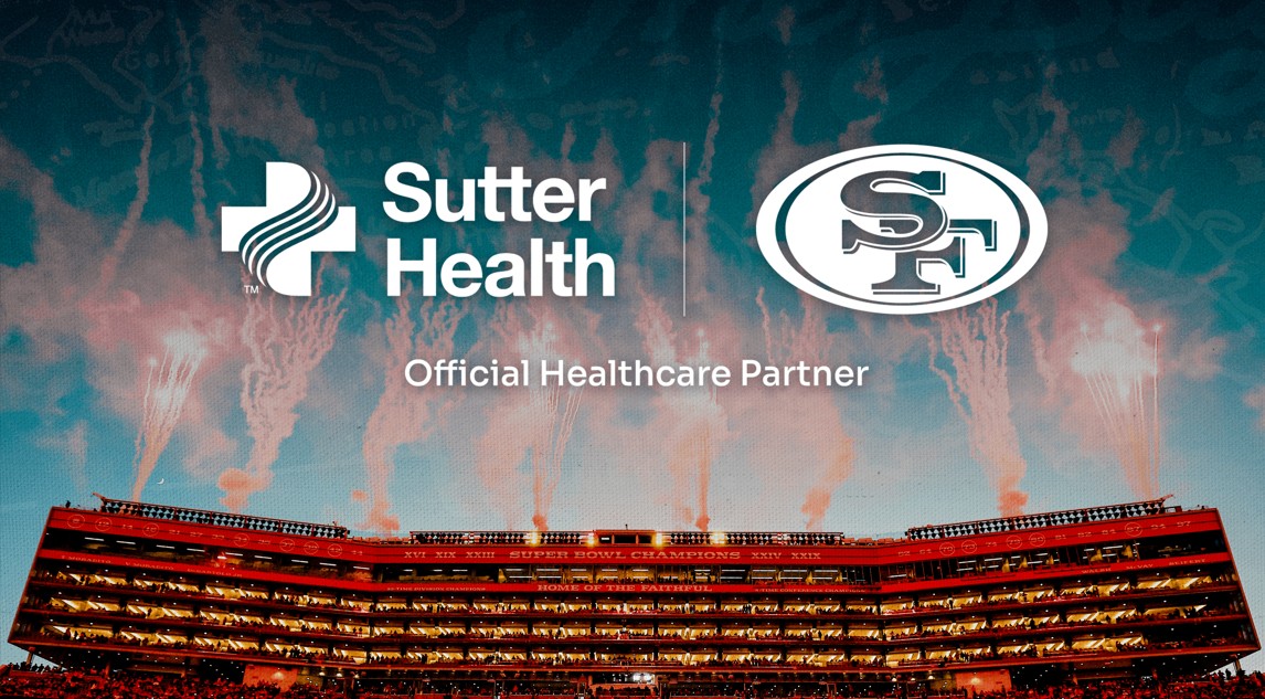San Francisco 49ers Choose Sutter Health as Official