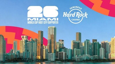 FIFA World Cup 2026™ Miami Host Committee names Seminole Hard Rock Casino as an Official Miami World Cup 2026™ Host City Supporter