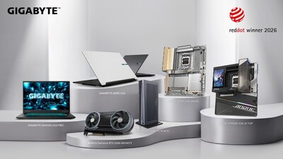 GIGABYTE giành Giải thưởng Thiết kế Red Dot cho dòng sản phẩm AI (PRNewsfoto/GIGABYTE)