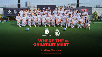 Roborock ra mắt dòng sản phẩm chủ lực mới và tổ chức sự kiện bóng đá "Where the Greatest Meet" hợp tác cùng Real Madrid (PRNewsfoto/Roborock)