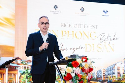 Ông Sven Albert Saebel, Tổng Giám đốc Royal Capital Group phát biểu tại sự kiện ký kết hợp tác với L.U.X Property Ông Sven Albert Saebel, Tổng Giám đốc Royal Capital Group phát biểu tại sự kiện ký kết hợp tác với L.U.X Property