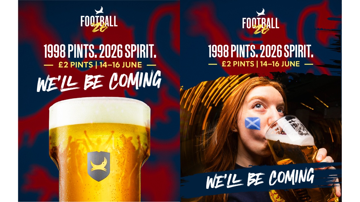 BrewDog Rolls Back Pint Prices to £2 Across Scotland for 72-Hour Bank Holiday Weekend, Celebrating the National Team’s Return BrewDog Scotland