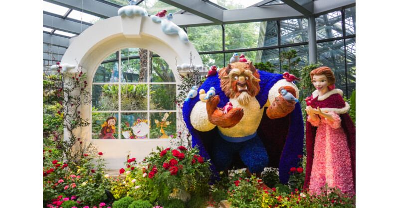 Khu vườn Kỳ diệu Disney lại khoe sắc tại Gardens by the Bay, Singapore với nghệ thuật tạo hình nhân vật bằng cây cảnh hoàn toàn mới