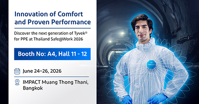 DuPont sẽ ra mắt cải tiến mới trong dòng Tyvek® tại Safe@Work 2026 ở Thái Lan DuPont sẽ ra mắt cải tiến mới trong dòng Tyvek® tại Safe@Work 2026 ở Thái Lan