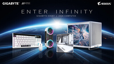 GIGABYTE EVENT ra mắt hệ sinh thái sản phẩm toàn diện với chủ đề "ENTER INFINITY" tại COMPUTEX 2026 GIGABYTE EVENT ra mắt hệ sinh thái sản phẩm toàn diện với chủ đề "ENTER INFINITY" tại COMPUTEX 2026