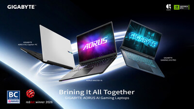 GIGABYTE ra mắt các mẫu laptop gaming AI đoạt giải thưởng, nâng cấp đột phá cho GiMATE tại COMPUTEX 2026 GIGABYTE ra mắt các mẫu laptop gaming AI đoạt giải thưởng, nâng cấp đột phá cho GiMATE tại COMPUTEX 2026