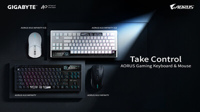 GIGABYTE ra mắt thế hệ gaming gearmới với bàn phím AORUS K10 INFINITY và chuột M10 INFINITY tại COMPUTEX 2026 GIGABYTE ra mắt thế hệ gaming gearmới với bàn phím AORUS K10 INFINITY và chuột M10 INFINITY tại COMPUTEX 2026