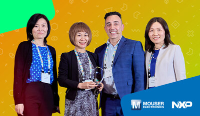 Mouser Electronics lần đầu tiên nhận giải thưởng Top Customer Count Asia 2025 Award của NXP Mouser Electronics Receives NXP's Top Customer Count Asia 2025 Award For the First Time (PRNewsfoto/Mouser Electronics)