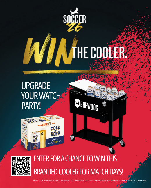 BrewDog USA Brings Summer Soccer to Life with Watch Parties and Fan Events in Las Vegas and Across Ohio BrewDog Cooler