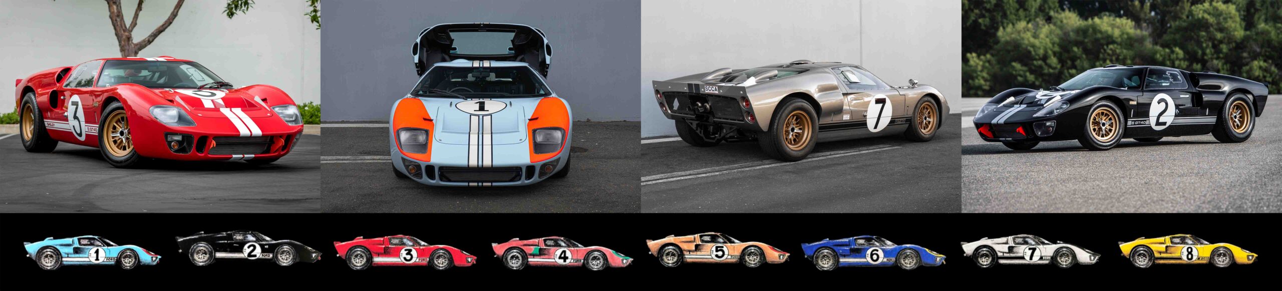 Superformance and Safir Engineering are honoring the 60th anniversary of the GT40’s illustrious 1966 racing achievements with the exclusive “Championship Season Series.”