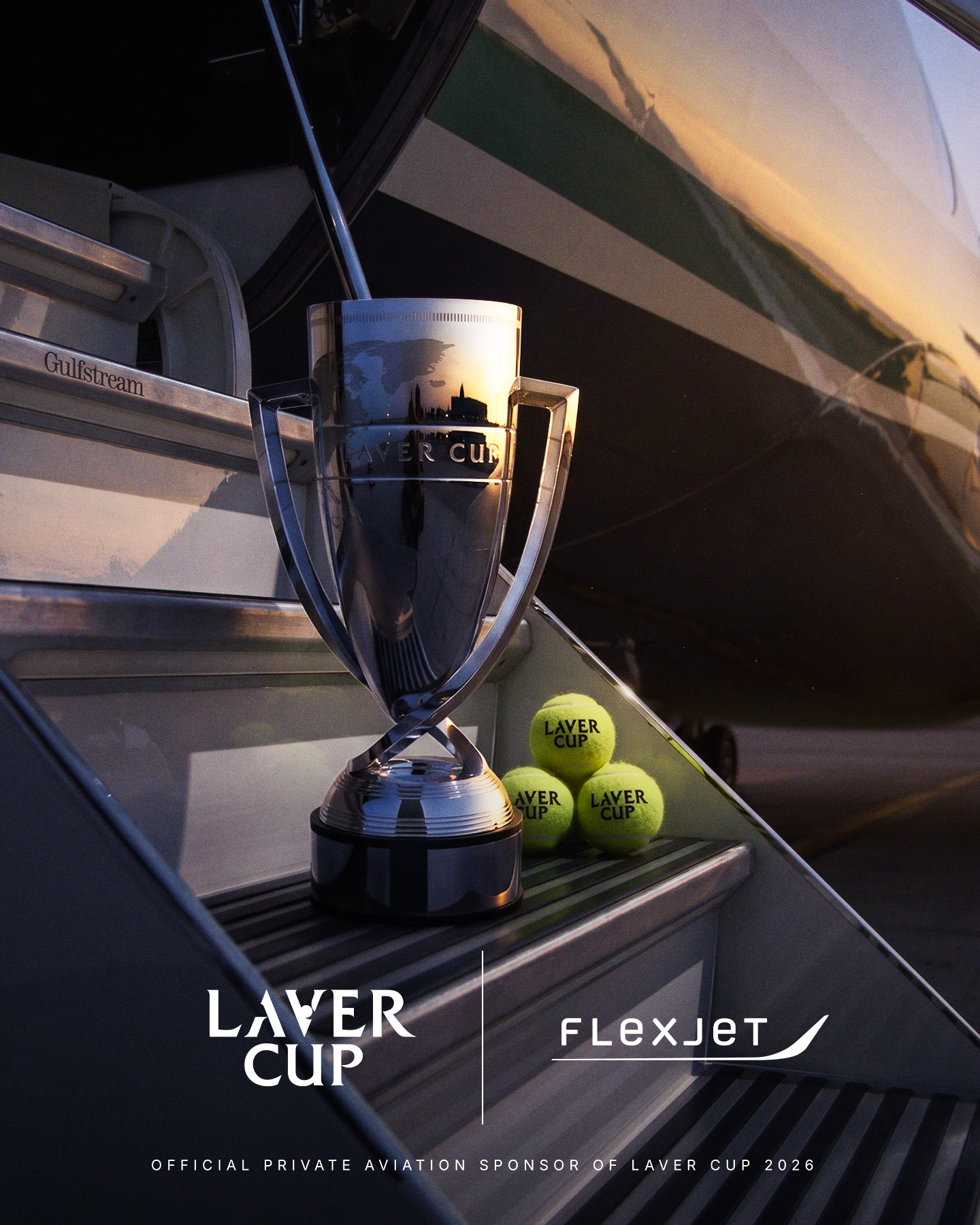 FLEXJET RETURNS AS OFFICIAL SPONSOR FOR LAVER CUP LONDON 2026 FLEXJET RETURNS AS OFFICIAL SPONSOR FOR LAVER CUP LONDON 2026