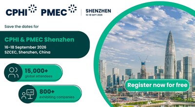 Kiến tạo những cơ hội mới cho Khu vực Vịnh Lớn và ngành dược phẩm Châu Á CPHI & PMEC Shenzhen (PRNewsfoto/CPHI & PMEC Shenzhen 2026)