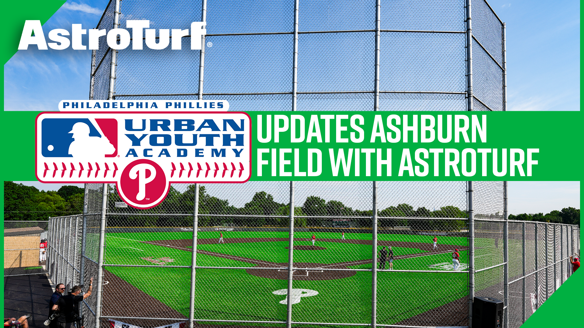 AstroTurf® Installs New Phillies Urban Youth Academy Field Ahead of All-Star Week in Philadelphia urban youth header