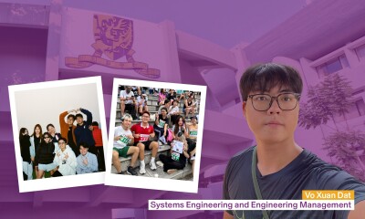 Võ Xuân Đạt, sinh viên Việt Nam xuất sắc đang theo học ngành Kỹ thuật Hệ thống và Quản lý Kỹ thuật của CUHK