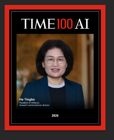 Bà He Tingbo, Chủ tịch HiSilicon (thuộc Huawei) được vinh danh trong danh sách TIME100 AI năm 2026