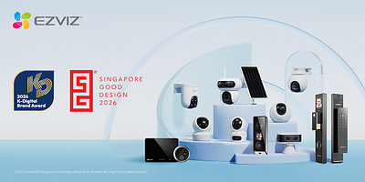 EZVIZ tiếp tục khẳng định dấu ấn thương hiệu và tinh thần đổi mới sáng tạo khi thu về hai giải thưởng lớn: K-Digital Brand Award và Singapore Good Design Award. EZVIZ tiếp tục khẳng định dấu ấn thương hiệu và tinh thần đổi mới sáng tạo khi thu về hai giải thưởng lớn: K-Digital Brand Award và Singapore Good Design Award.