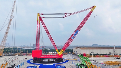 XCMG Unveils World’s First 14,000-Ton Ring Crane