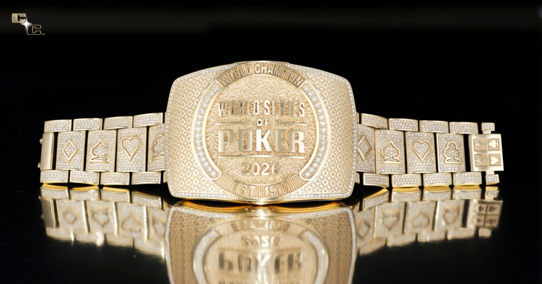 THE CHAMPIONS COLLECTIVE PRESENTS BRACELET TO 2026 WSOP CHAMPION The 2026 World Series of Poker Championship Bracelet