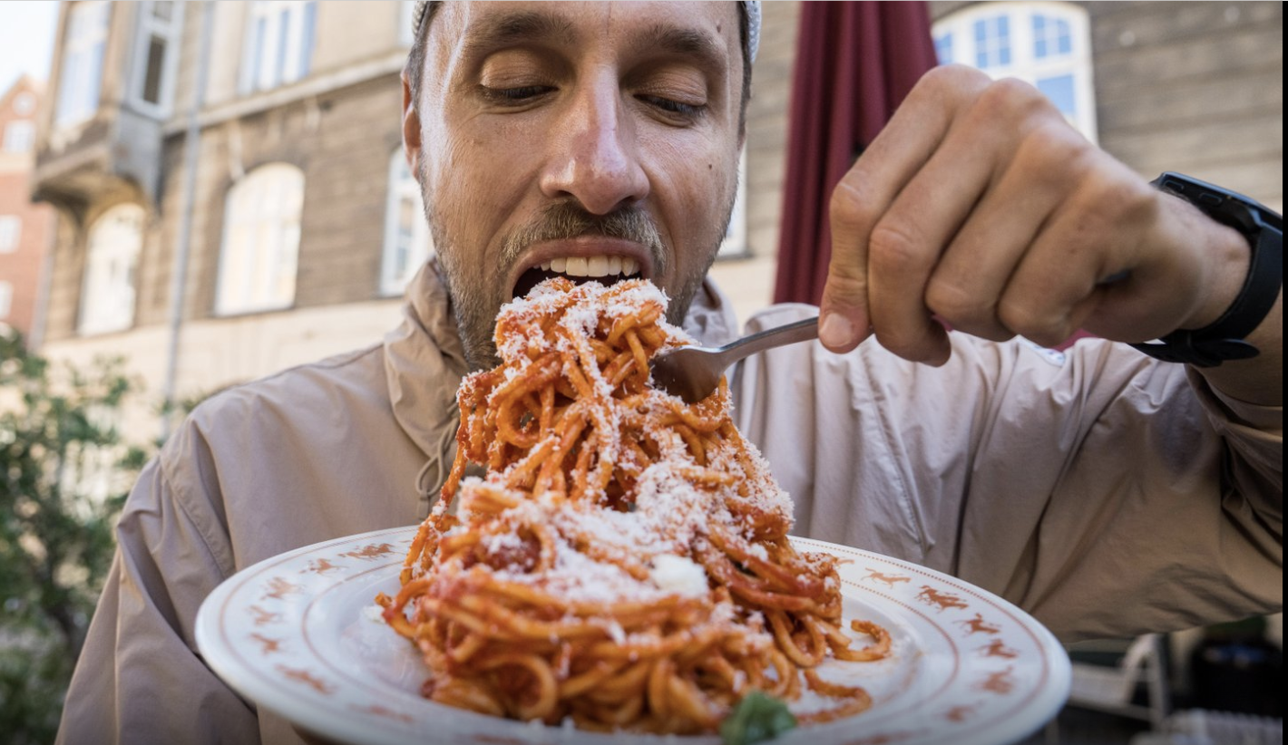 Ready, Set, Carb: Copenhagen fuels world championship runners with large pasta portions Photocredit: Lukas Bukoven/ Copenhagen Media Center
