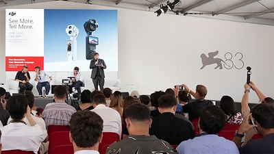 DJI tổ chức diễn đàn Filmmakers & Visionaries Session tại Venice Production Bridge trong khuôn khổ Liên hoan phim quốc tế Venice lần thứ 83 DJI Hosts Filmmakers & Visionaries Session at Venice Production Bridge During the 83rd Venice International Film Festival