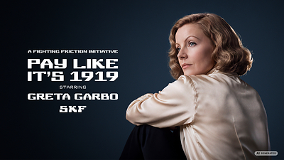 Greta Garbo đã trở lại – đóng vai chính trong chiến dịch giảm thiểu ma sát của SKF SKF Pay like it's 1919 - with your energy savings. Global campaign featuring Greta Garbo and SKF Magnetic bearing solutions.