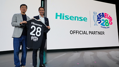 Hisense mở rộng quan hệ hợp tác lâu dài với UEFA, trở thành Đối tác chính thức của UEFA EURO 2028 Hisense mở rộng quan hệ hợp tác lâu dài với UEFA, trở thành Đối tác chính thức của UEFA EURO 2028