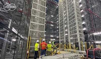 Körber bàn giao kho tự động mật độ cao cho đơn vị cung cấp các giải pháp quản lý thông tin và lưu trữ hồ sơ hàng đầu Đông Nam Á A glimpse of the newly automated warehouse.