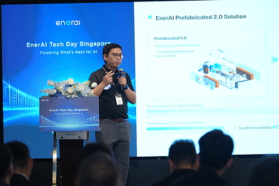 Từ năng lượng đến chip, EnerAI mang đến giải pháp cấp điện AIDC toàn diện tại Tech Day Singapore 2026 From Energy to Chip: AIDC Power Supply Architecture