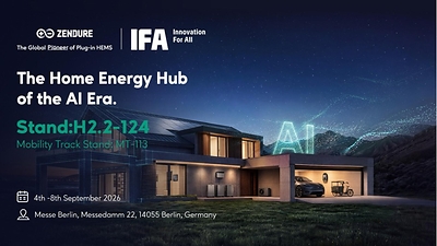 Zendure giới thiệu Agentic HEMS tại IFA 2026: "Trung tâm năng lượng gia đình của kỷ nguyên AI"