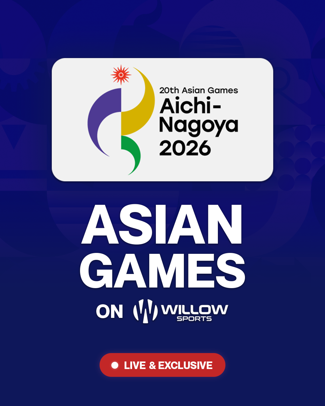 Willow Sports to Serve as Exclusive North American Home for 700 Hours of Free, Live 2026 Asian Games Coverage Willow Sports will deliver approximately 700 hours of live Aichi-Nagoya 2026 Asian Games coverage across Willow Sports and three dedicated pop-up FAST channels.