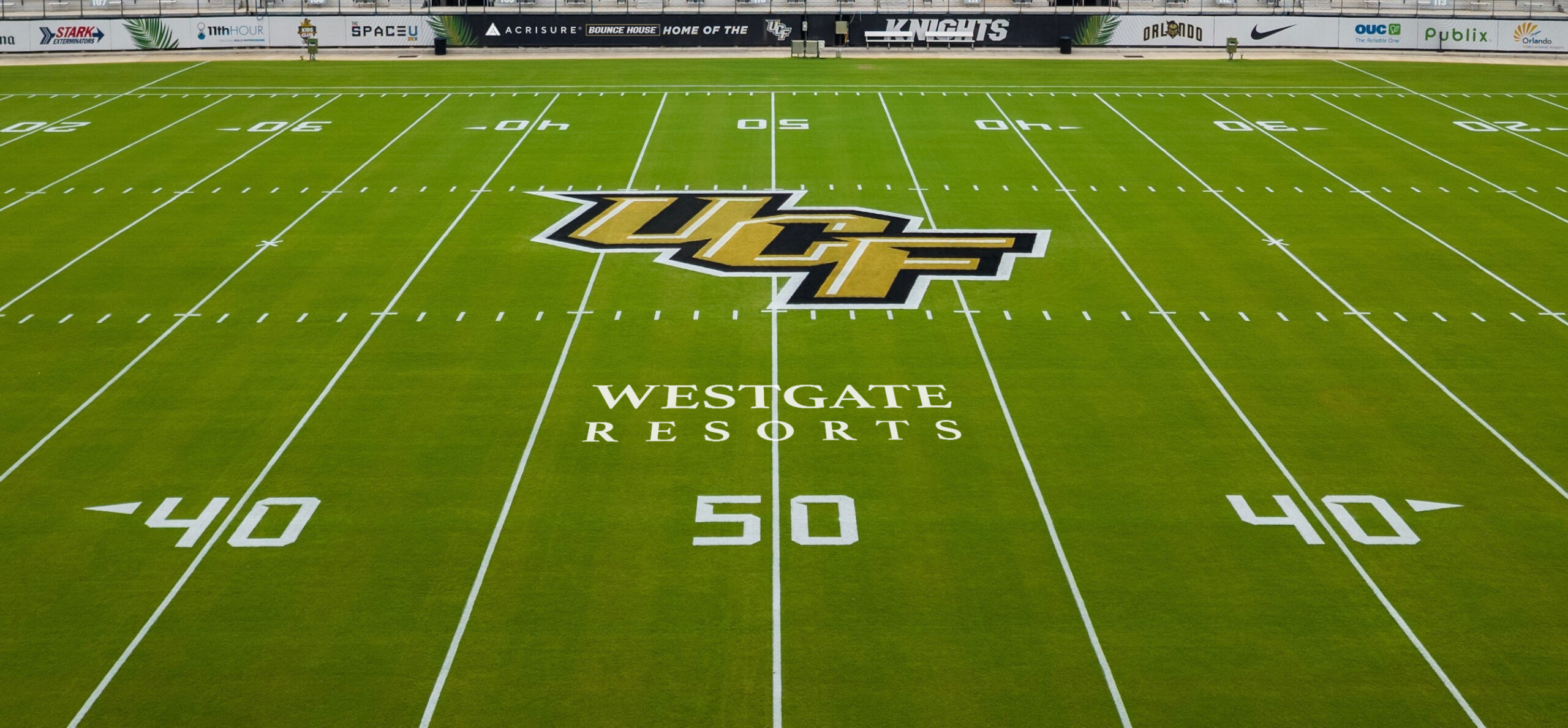Westgate Resorts Kicks Off Knights Football Season with New UCF Athletics Partnership UCF field