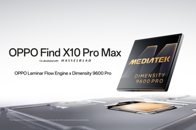 Find X10 Pro Max của Oppo sẽ là một trong những chiếc smartphone đầu tiên được trang bị vi xử lý MediaTek Dimensity 9600 Pro