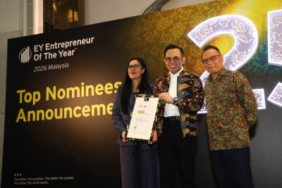 Jennifer Kok, Nhà sáng lập kiêm Giám đốc điều hành Media OutReach Newswire được vinh danh là ứng viên sáng giá cho hạng mục Nữ Doanh nhân thuộc Giải thưởng Doanh nhân EY của năm 2026 tại Malaysia