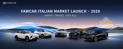 Ngày 20/10/2026, với việc ra mắt 5 mẫu xe SUV mới tại Milan, FAWCAR chính thức gia nhập thị trường Italia