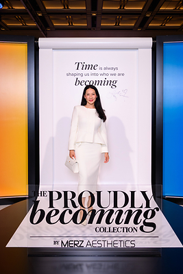 Lucy Liu tại sự kiện ra mắt khu vực chiến dịch 'Your Time is Now' của Merz Aesthetics ở Seoul, Hàn Quốc