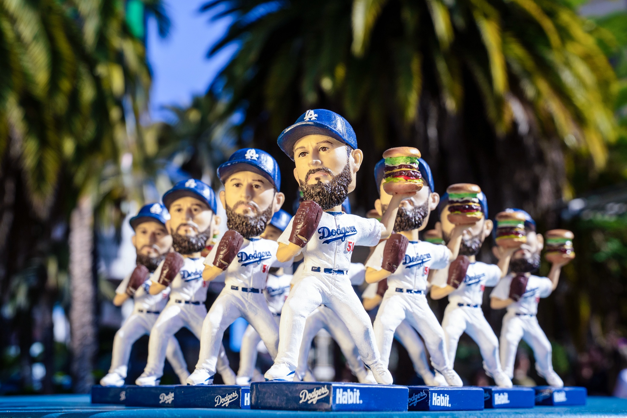 Limited-edition bobbleheads celebrate the Dodgers pitcher’s run as Habit & Co.’s second resident